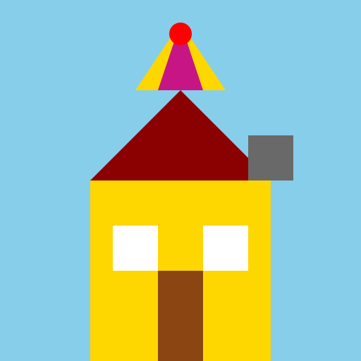 House wearing a Crown - DrawGPT