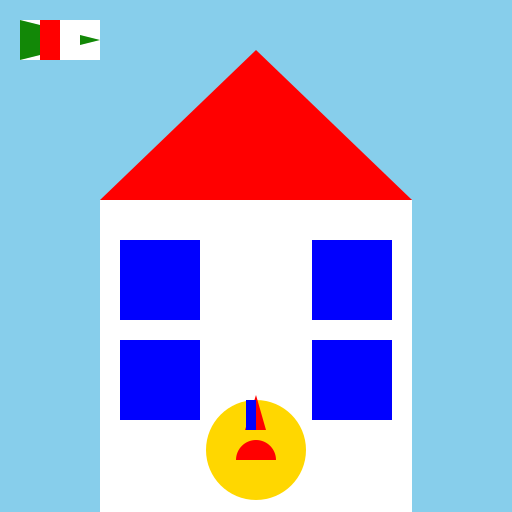 Superman Standing in Front of Prime Minister House in Islamabad, Pakistan - DrawGPT