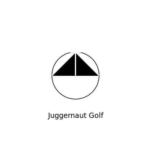 Juggernaut Golf Logo - DrawGPT