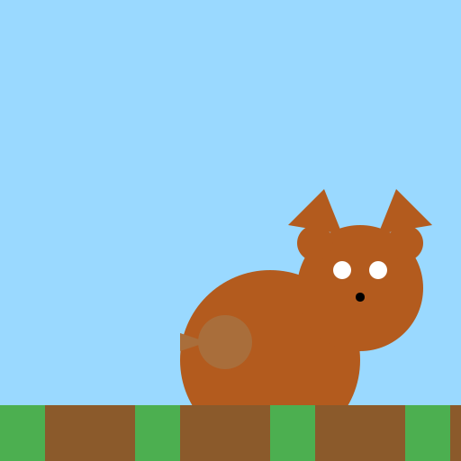 Realistic deer peacefully feasting on a squirrel - DrawGPT