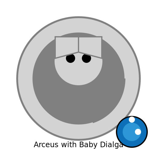 Arceus with Baby Dialga - DrawGPT