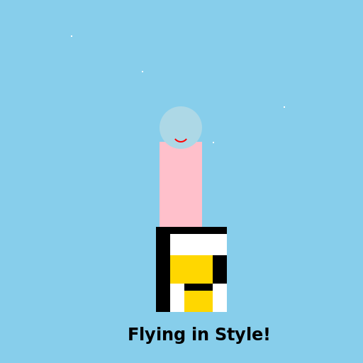 An 18-Year-Old Girl in a Flying Suit - DrawGPT