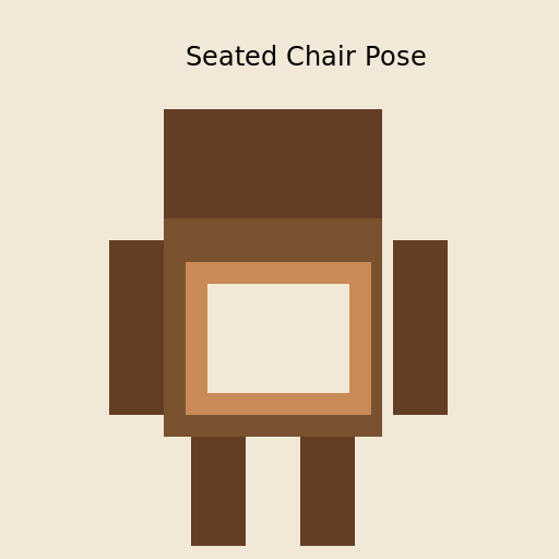 Seated Chair Pose - DrawGPT