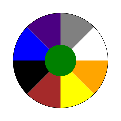Colorful Circle Split - DrawGPT