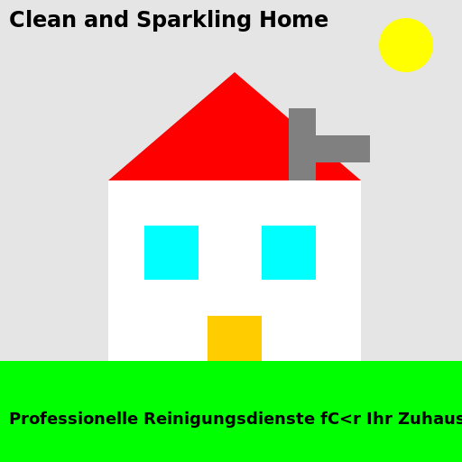Clean and Sparkling Home - DrawGPT