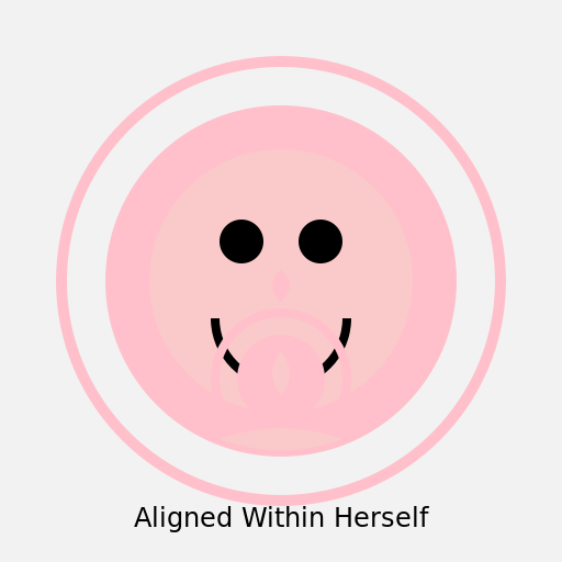 Woman Aligned Within Herself - DrawGPT