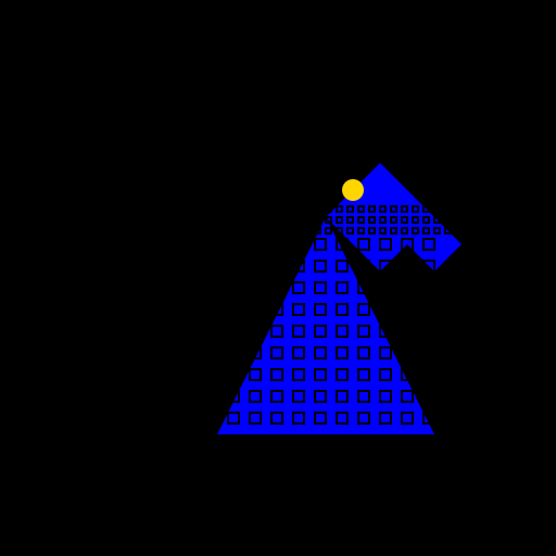 Blue and Electric Green Dragon - DrawGPT