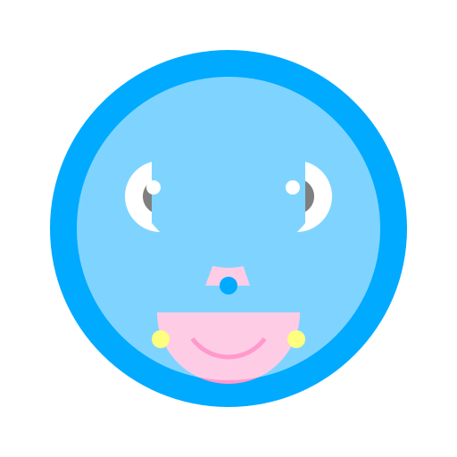 Portrait of a Girl Made of Blue Slime - DrawGPT