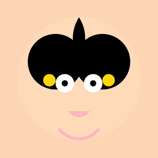 African American Girl with Afro Puffs - DrawGPT