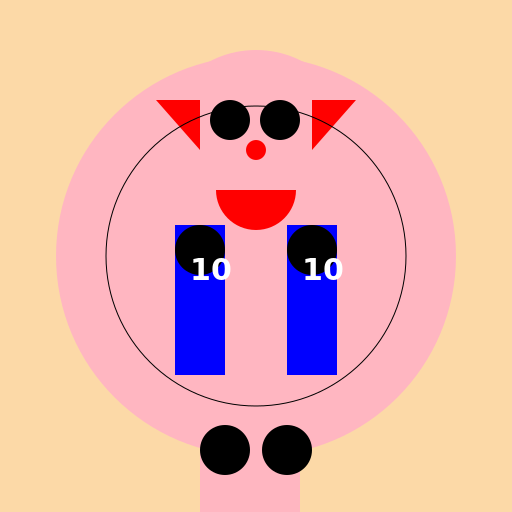 Muscular Teddy Bear Cartoon Lifting Weights - DrawGPT