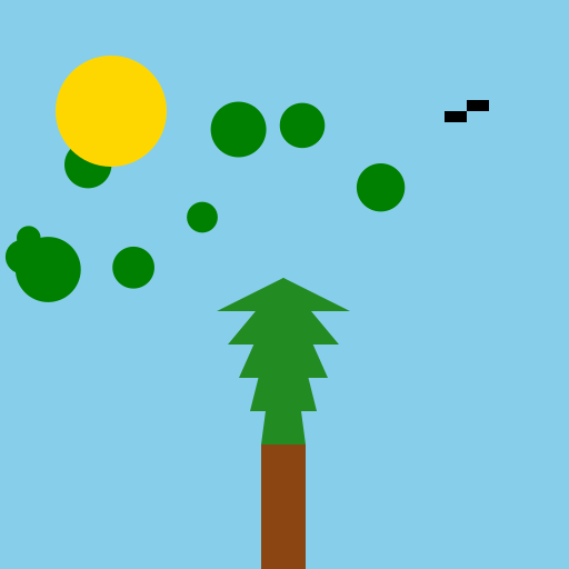 REALISTIC TREE WITHOUT SHAPES - DrawGPT