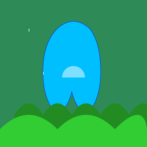 Waterdrop with Rainforest Background - DrawGPT