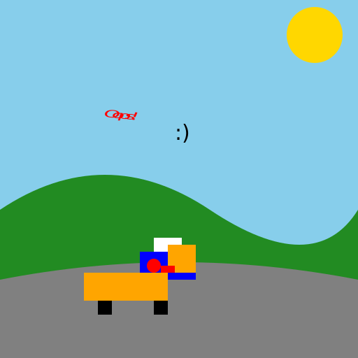 The Downhill Rescue - DrawGPT