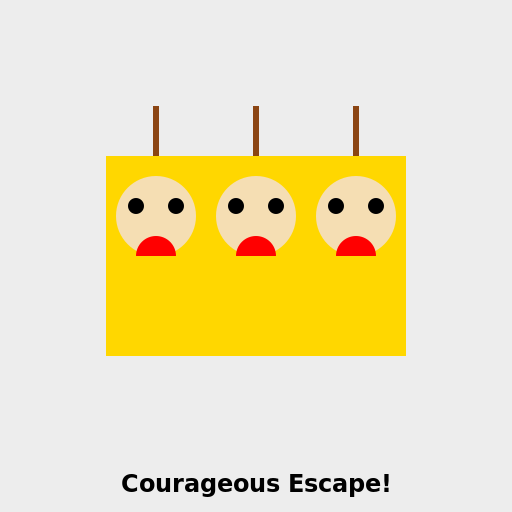The Courageous Escape - DrawGPT