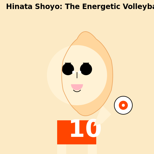 Hinata Shoyo: The Energetic Volleyball Player - DrawGPT