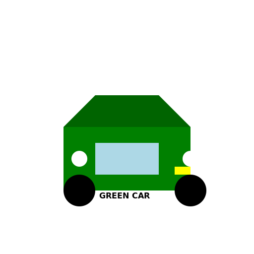 Green Car - DrawGPT