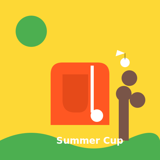 Summer Cup Poster - DrawGPT
