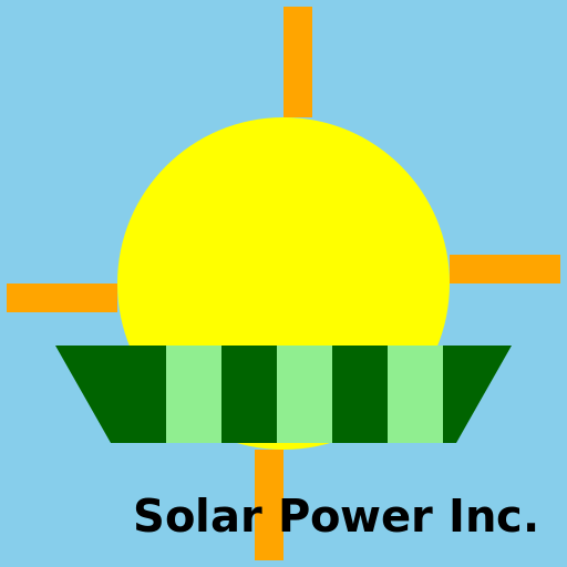 Solar Power Logo - DrawGPT