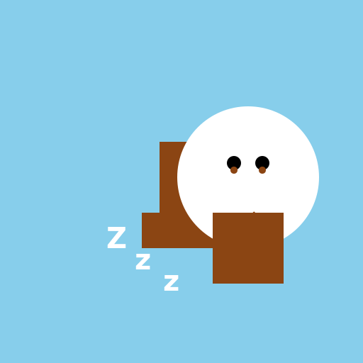 Sleeping Bear in a Chair - DrawGPT