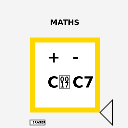 MATHS BOOKLET COVER - DrawGPT