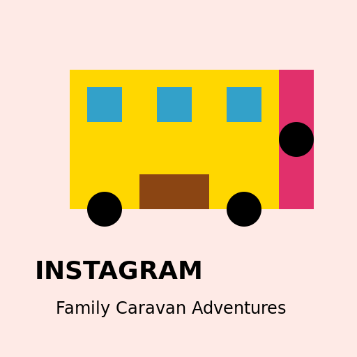 Family Caravan Instagram Logo - DrawGPT