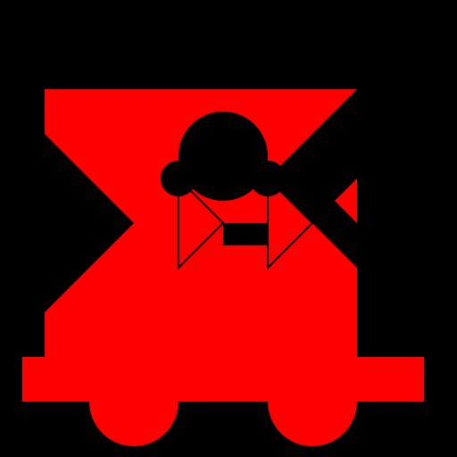 Red Reaper with a Red Motorbike - DrawGPT