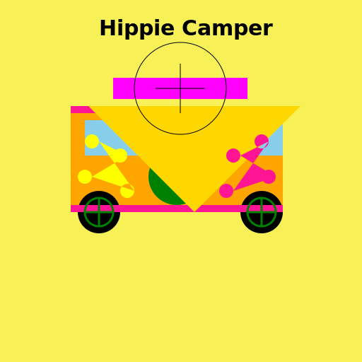Hippie Camper Bus - DrawGPT