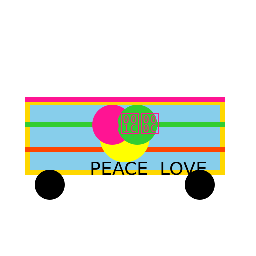 Hippie Camper Bus - DrawGPT