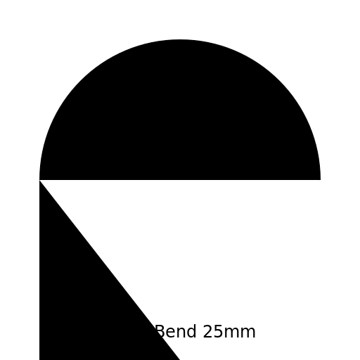 Pipe Bend 25mm - DrawGPT