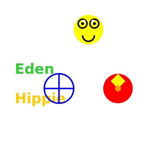 Eden Hippie Logo - DrawGPT