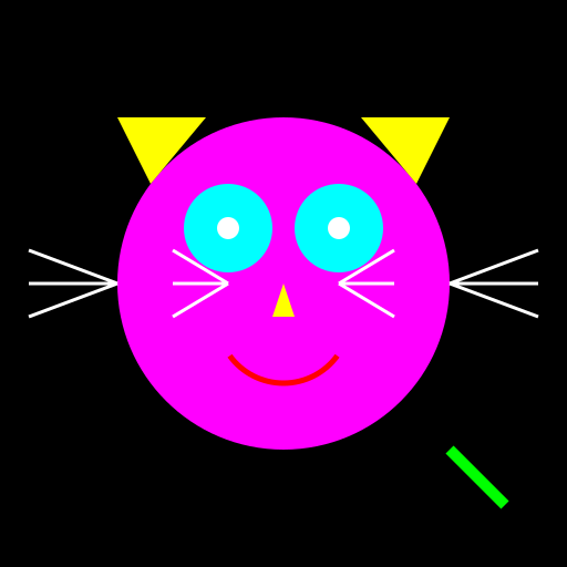 Trippy Cat Art - DrawGPT