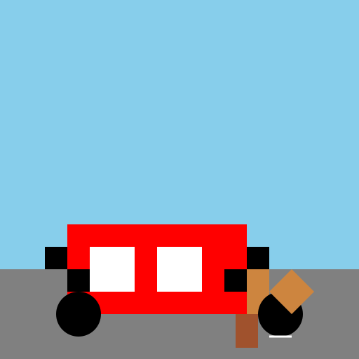 Mail Truck vs. Mailbox: A Collision of Destiny - DrawGPT