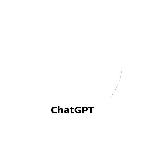 ChatGPT Logo in Blue - DrawGPT