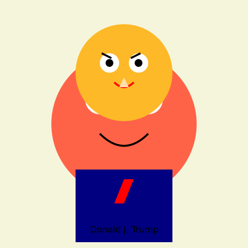 Shrimp with Trump Face - DrawGPT