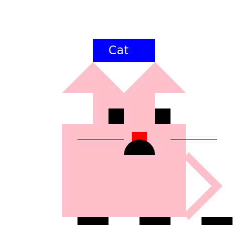 A Cute Cat - DrawGPT