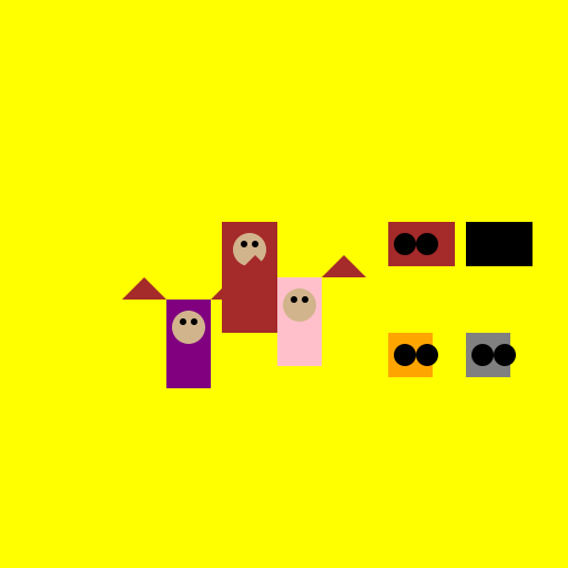 One Little Boy, Two Little Girls, Two Dogs, Two Cats - DrawGPT