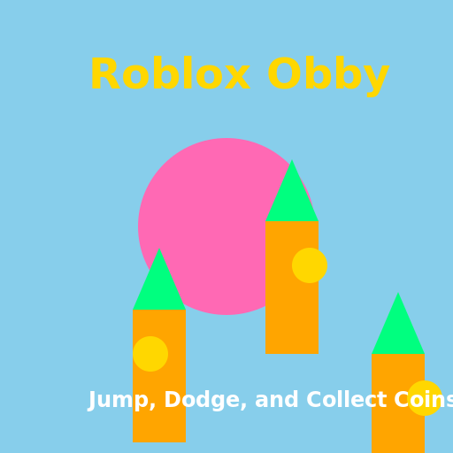 Roblox Obby Cover Art - DrawGPT