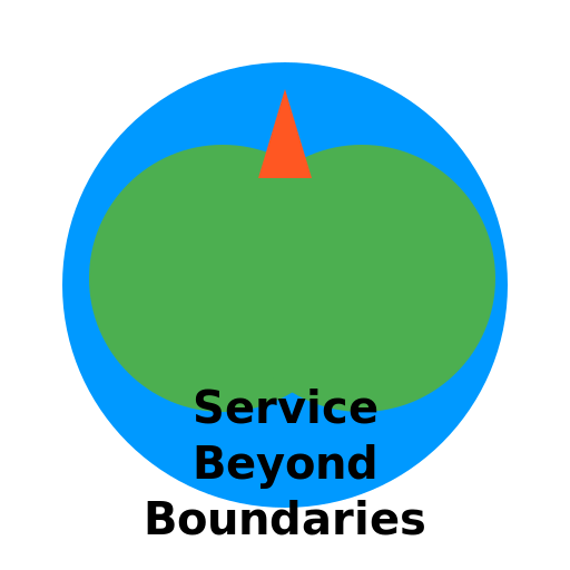 Logo for Service Beyond Boundaries - DrawGPT