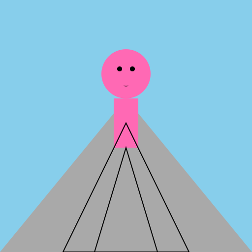 Princess in a Rock Mountain - DrawGPT