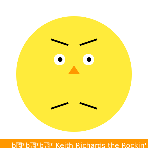 Keith Richards as a Duck - DrawGPT