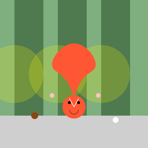 Redhead's Journey Through the Enchanted Woods - DrawGPT