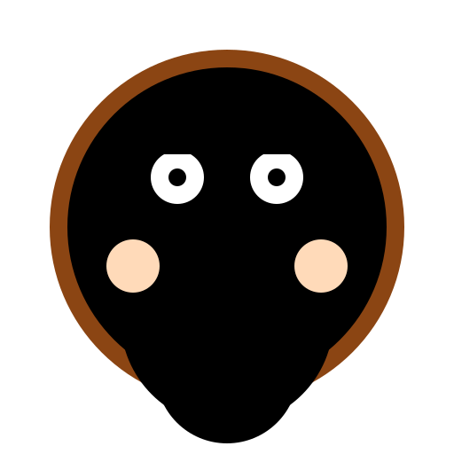 A Brown Man with Short Black Hair and a Long Beard - DrawGPT
