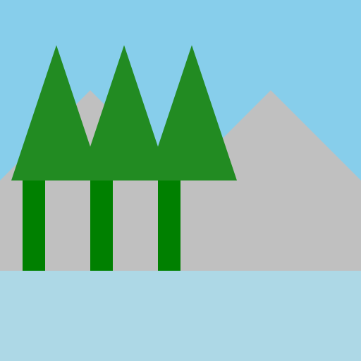 Drew Kerr - A Majestic Mountain Landscape - DrawGPT