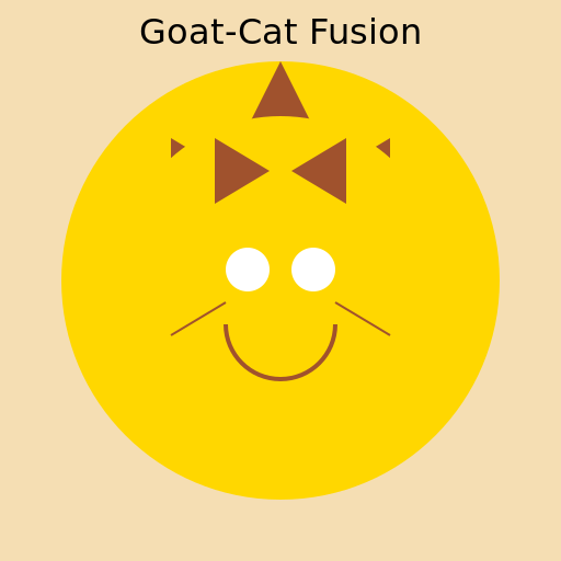 Goat-Cat Fusion - DrawGPT