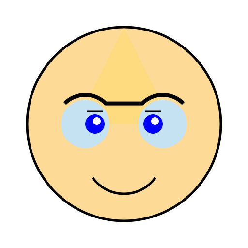 Blonde Hair, Blue Eyes, Glasses - DrawGPT