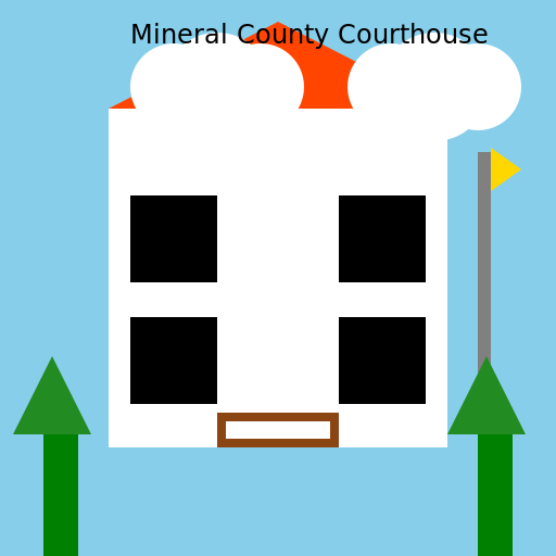 Mineral County Courthouse (Nevada) - DrawGPT