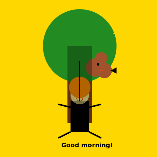 Boy Climbing Tree at Sunrise - DrawGPT