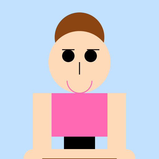 English Girl Rocking Shorts - DrawGPT