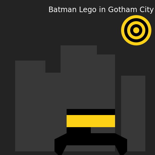 Batman Lego in Gotham City - DrawGPT