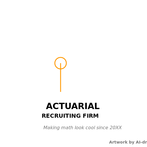 Actuarial Recruiting Firm Logo - DrawGPT